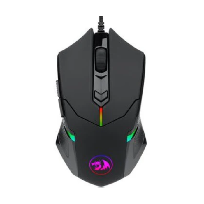 Redragon M601 Centrophorus 7200 DPI 7 Buttons RGB Gaming Mouse (Black, NEW)