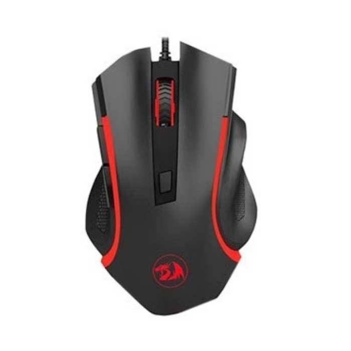 Redragon M606 Nothosaur 3200 DPI 6 Buttons RGB Wired Gaming Mouse (Black, NEW)