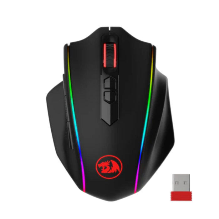 Redragon M686 Vampire Elite Wireless RGB Gaming Mouse (Black, NEW)