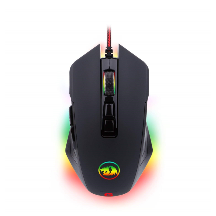 Redragon M715 Dagger 2 RGB 10000 DPI Wired Gaming Mouse (Black, NEW)