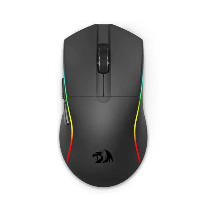 Redragon M816 PRO Deicide 26000 DPI RGB Tri-Mode Wireless Gaming Mouse (Black, NEW)