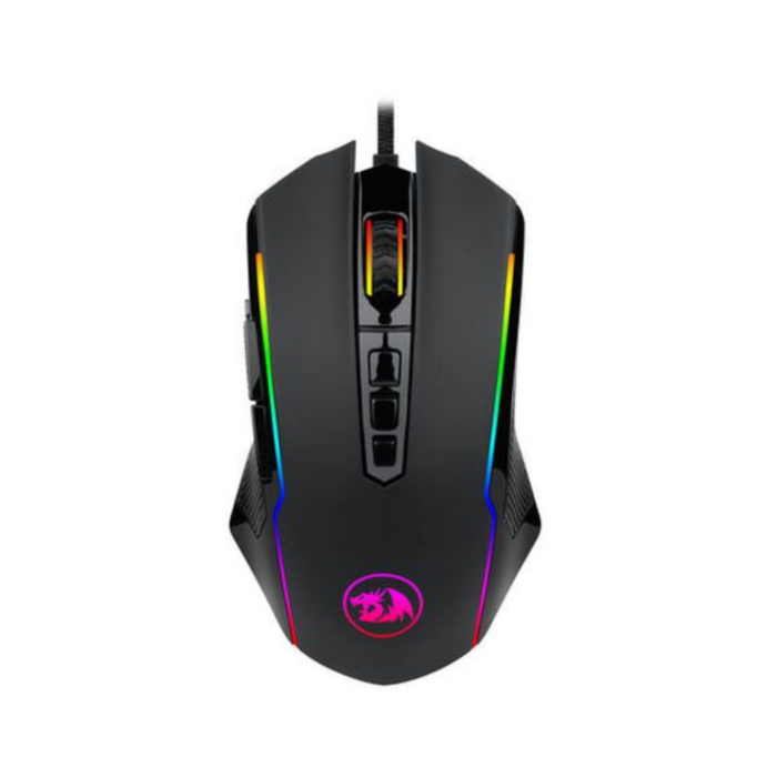 Redragon M910 Ranger 12400 DPI 9 Buttons RGB Wired Gaming Mouse (Black, NEW)