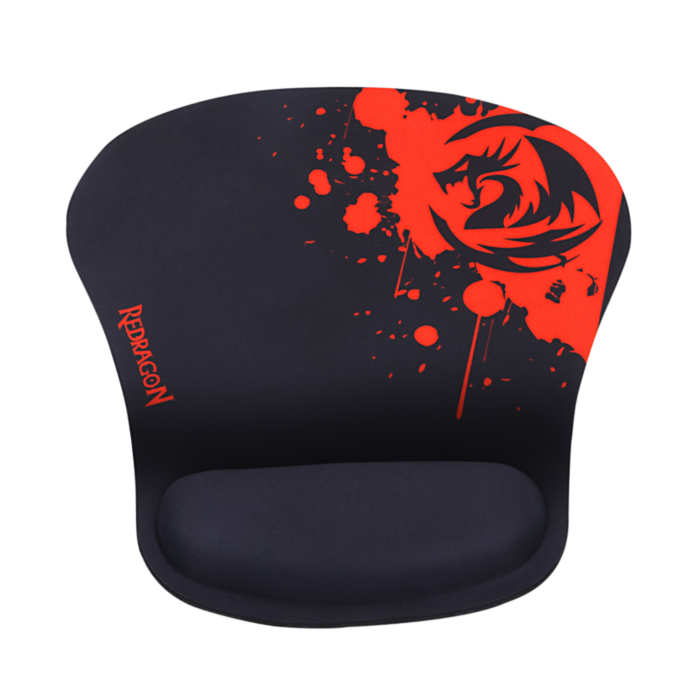 Redragon P020 with Wrist Rest Support Memory Foam Wrist Cushion Waterproof Gaming Mouse Pad 