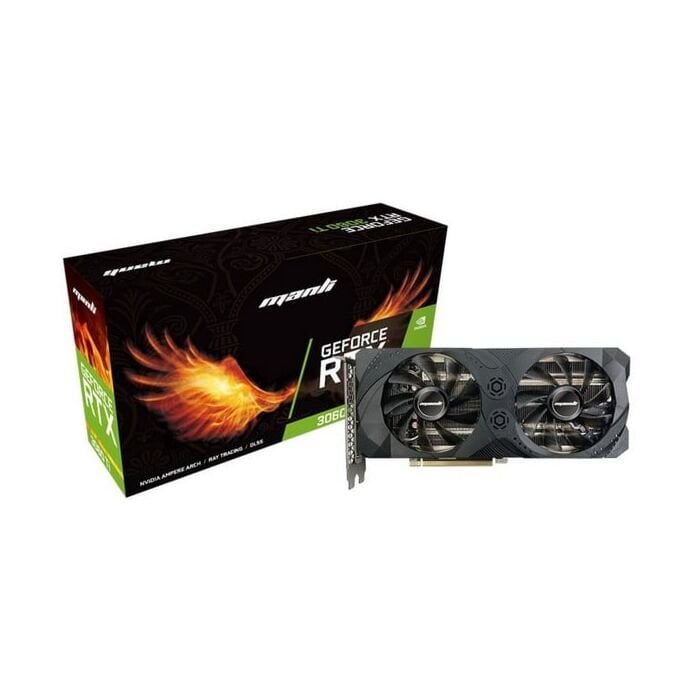  Manli GeForce RTX3060TI 8gb 256-Bit DDR6 Graphic Card