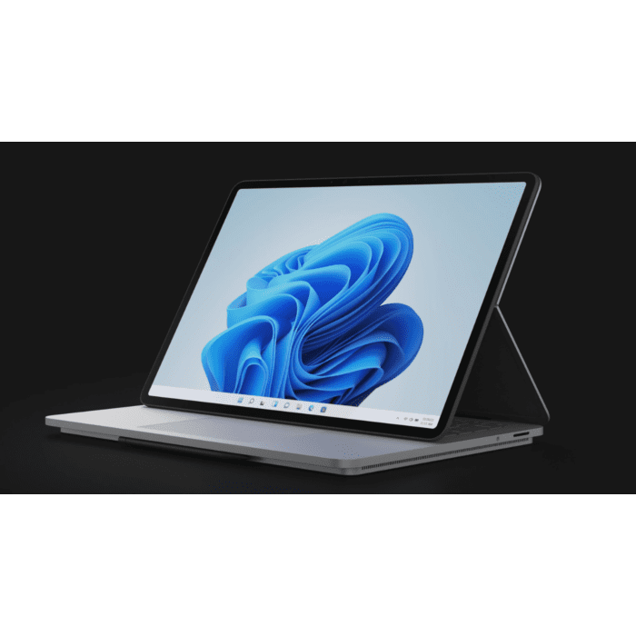 Microsoft Surface Laptop Studio 9Y1-00026 - Tiger Lake - 11th Gen Core i5 QuadCore Processor 16GB 512GB SSD Intel Iris Xe-Graphics 14.4 PixelSense Flow 120Hz Convertible x360 Touchscreen Display Backlit KB DolbyAudio Quad Sound W10 Pro (Platinum)