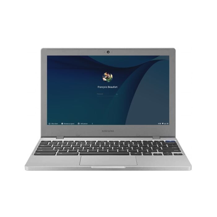 Samsung Chromebook 4 -  Intel Pentium Celeron N4000 DualCore 1.1 GHz 04GB 32GB eMMC Intel HD 600 Graphics 11.6" HD 720p LED Anti-Reflective Display TPM Chrome OS (Platinum Titan)