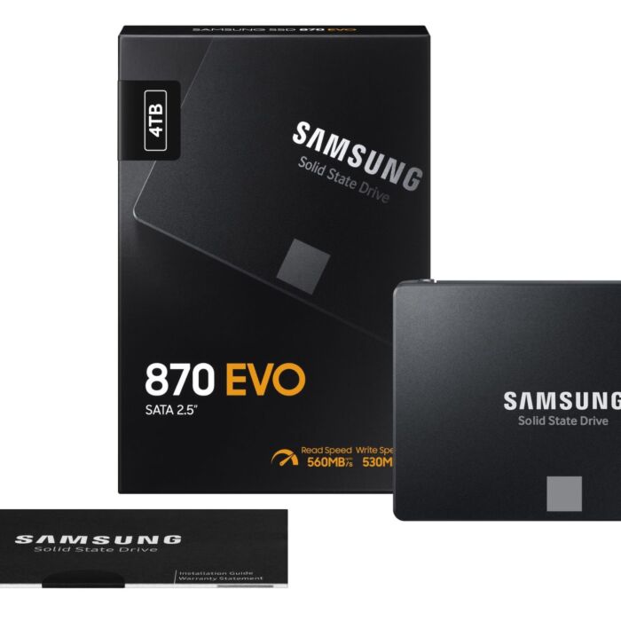 Samsung EVO 870 2.5" Inch SATA Internal SSD (4 Terabyte) 