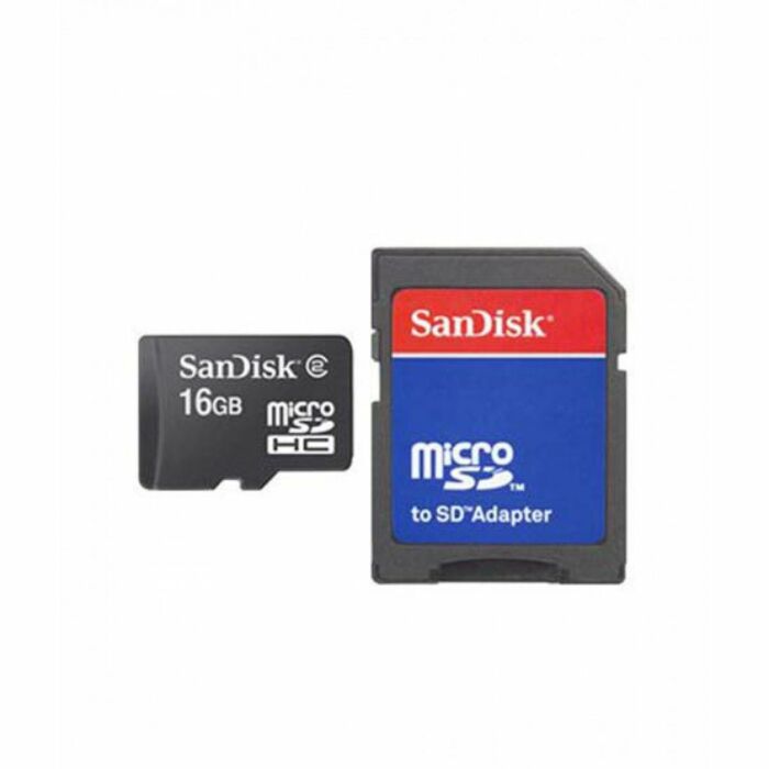 Sandisk 16gb Microsdhc Card With Sd Adpater