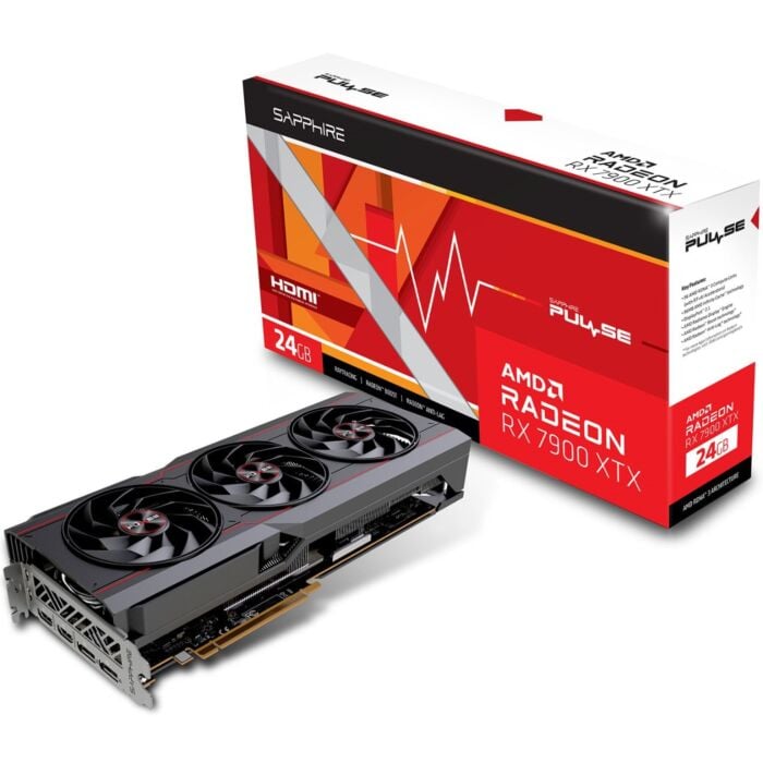 Sapphire Pulse AMD Radeon RX 7900 XTX Vapor X 24GB 384-Bit DDR6 Graphic Card