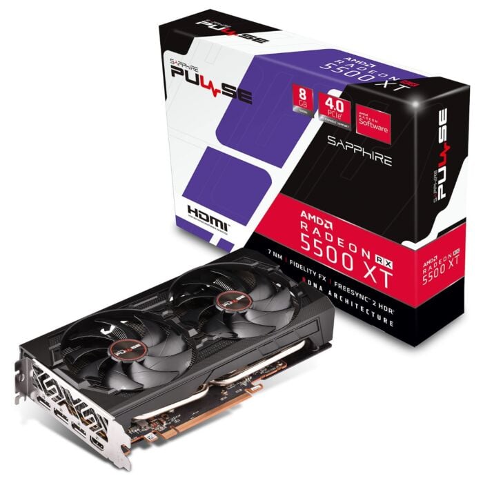 Sapphire AMD Radeon RX5500XT 8GB 128-Bit DDR6 Graphic Card