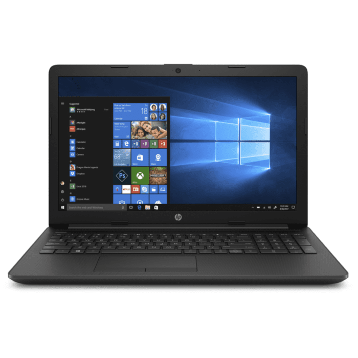 HP 15 DA2871nia Comet Lake - 10th Gen Core i5 08GB to 32GB 1-TB HDD + Optional SSD 15.6" HD 720p Touchscreen MicroEdge BV LED Win 10 (Black)