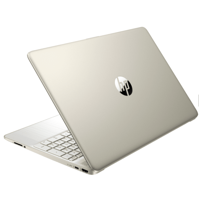 HP 15 FQ5298nia - Alder Lake - 12th Gen Core i7 10-Cores Processor 8GB 512GB SSD Intel Iris Xe Graphics 15.6" Full HD 1080p 250nits Display Backlit KB TPM (Pale Gold Top, Silver Inside) (New)