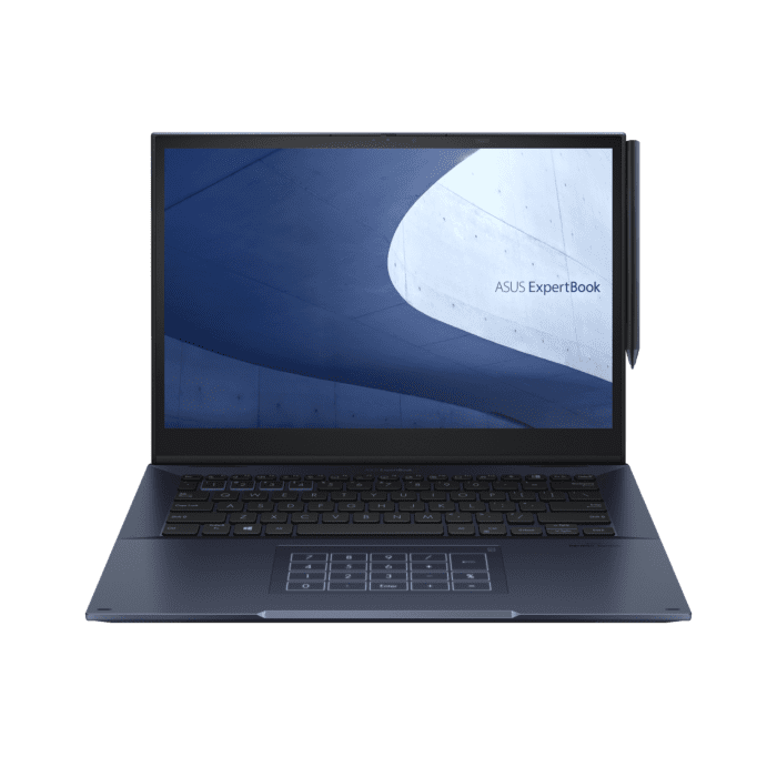 Asus ExpertBook B7 Flip - Tiger Lake - 11th Gen Core i5 1155G7 QuadCore 16GB 256GB SSD Intel Iris Xe Graphics 14" WQXGA 1600p WVA 400nits Convertible Touchscreen HarmonKardon Sound BKB FPR (Asus Pen, Mouse, Bag, Star Black, Asus Direct Local Warranty)
