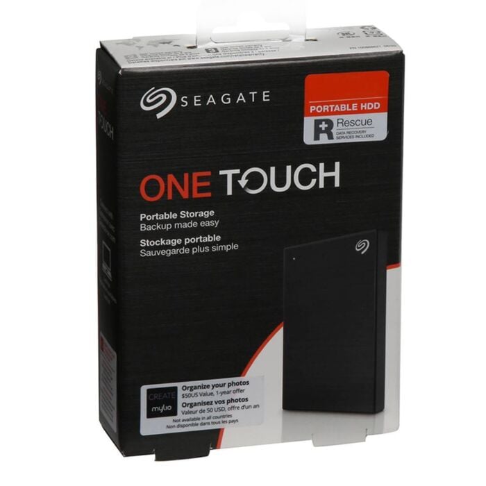 Seagate One Touch 5 Terabyte External Hard Drive