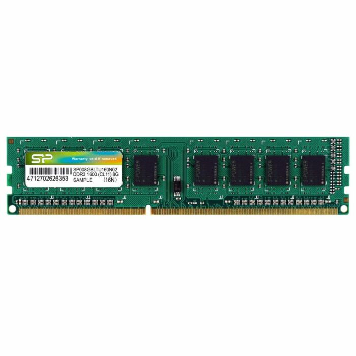 Silicon Power DDR3 8GB Desktop RAM 1600Mhz UDIMM (SP008GBLTU160N02)