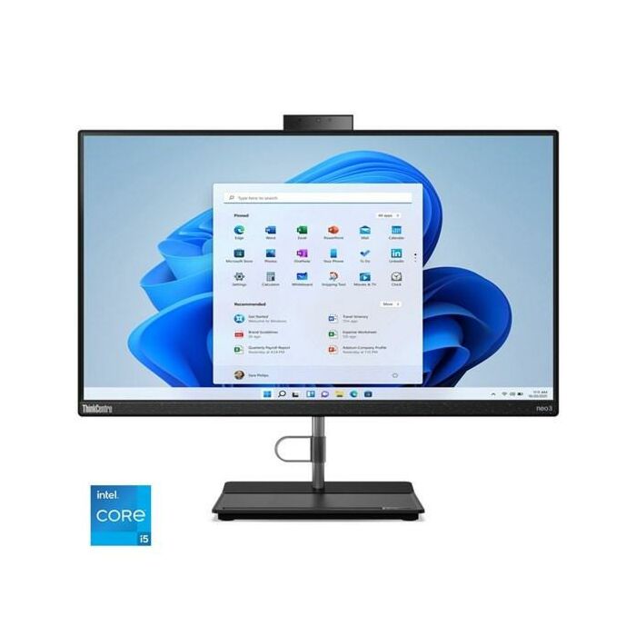 Lenovo ThinkCentre Neo 22-30A All in One PC - 12th Generation Core i5 12450H Processor 4GB 256GB SSD 21.5" Inch Full HD 1080p Display Intel UHD Graphics Keyboard & Mouse Included (01 Year Lenovo Direct Local Warranty)