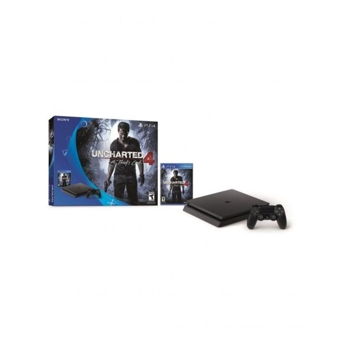 Sony PlayStation 4 Console Slim 500GB Unchartered 4 Bundle