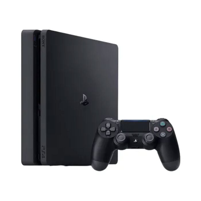 Sony PlayStation 4 Slim - 1-TB Storage With One PS4 Controller & Console CUH-2215B Disc Version (Black, Used)