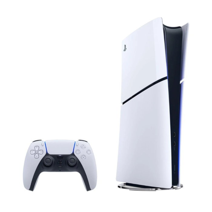Sony PlayStation 5 Slim - 1TB Storage Gaming Console - Digital Edition (White, NEW)