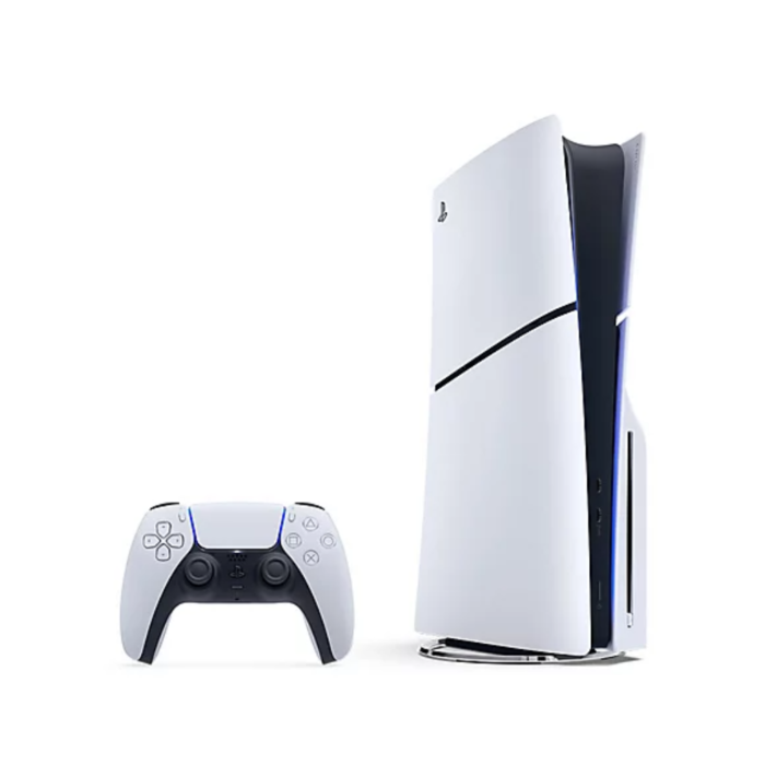 Sony PlayStation 5 Slim - 1TB Storage Gaming Console - Disc Edition - UK Version (White, NEW)
