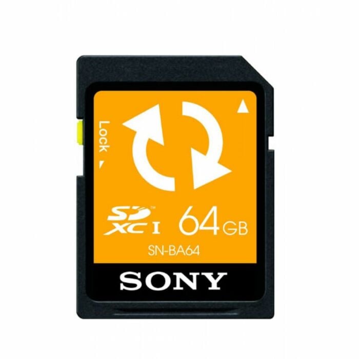 Sony 64gb Pc Backup Sd Memory Card (Sn-Ba64)