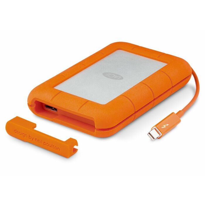 LaCie Rugged Thunderbolt 2TB USB 3.0 Portable Hard Drive (2.5")