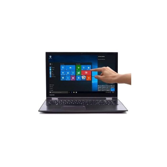 Toshiba Satellite Radius 15 P55W 6th Gen Ci7 12GB 1TB 15.6" 4K UHD Convertible x360 Backlit KB Harmon Kardon Speakers Windows 10 WiDi Enabled (Carbon Gray)