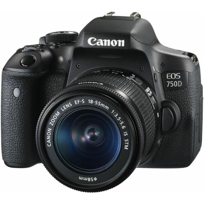 Canon 750D DSLR Camera with EF-S 18-55mm IS Lens