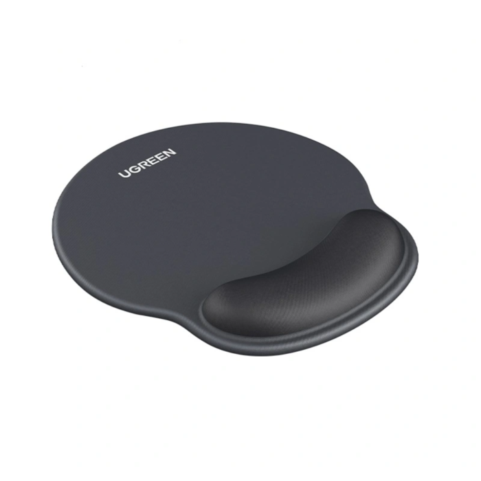 UGREEN 25245 Ergonomic Mouse Pad with Wrist Rest (Black, NEW)