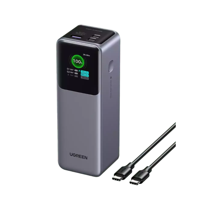 UGREEN 35525B 25000mAh 200W Power Bank (Grey, NEW)