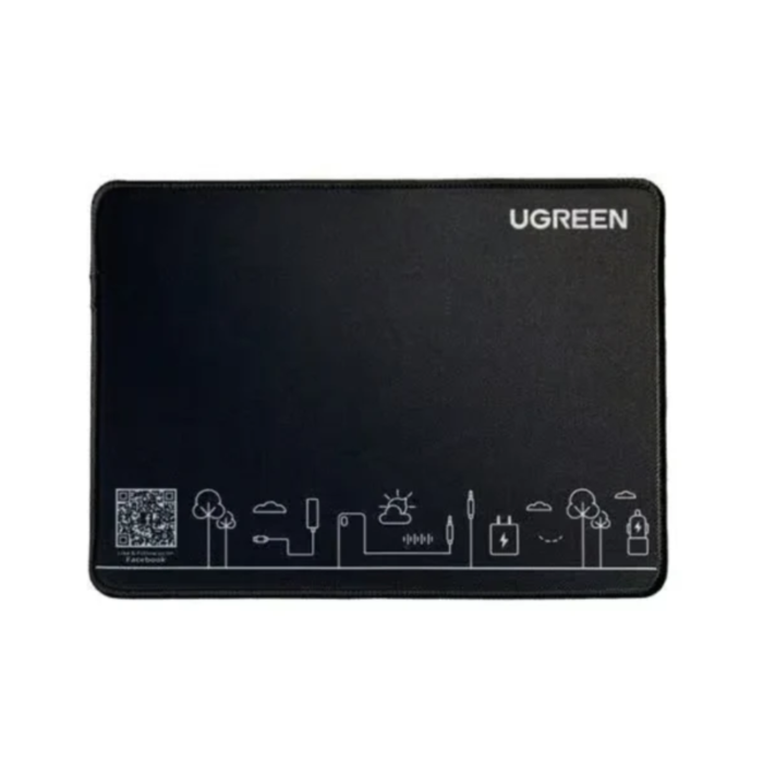 UGREEN 40405 CY016 Non-Slip Rubber Mouse Pad (Black, NEW)