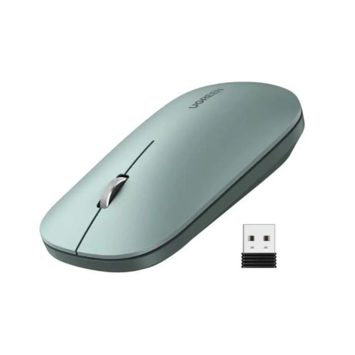 UGREEN 90374 Portable Wireless Mouse (Green, NEW)