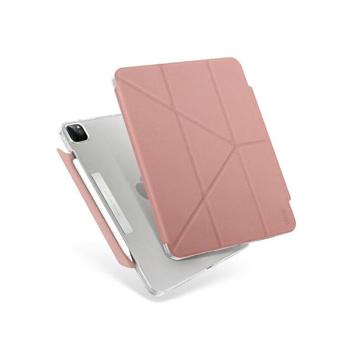 Uniq Camden iPad Pro 11 Antimicrobial Case (Peony Pink)