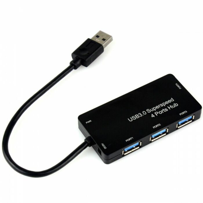 ND USB 3.0 Superspeed 4 Port Hub BYL-3013 (Black)