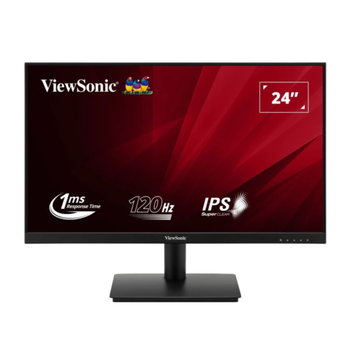 ViewSonic VA240A-H 24-Inch Full HD 1080p 120 Hz IPS Panel Monitor (Black, 1 Year Local Warranty, NEW)
