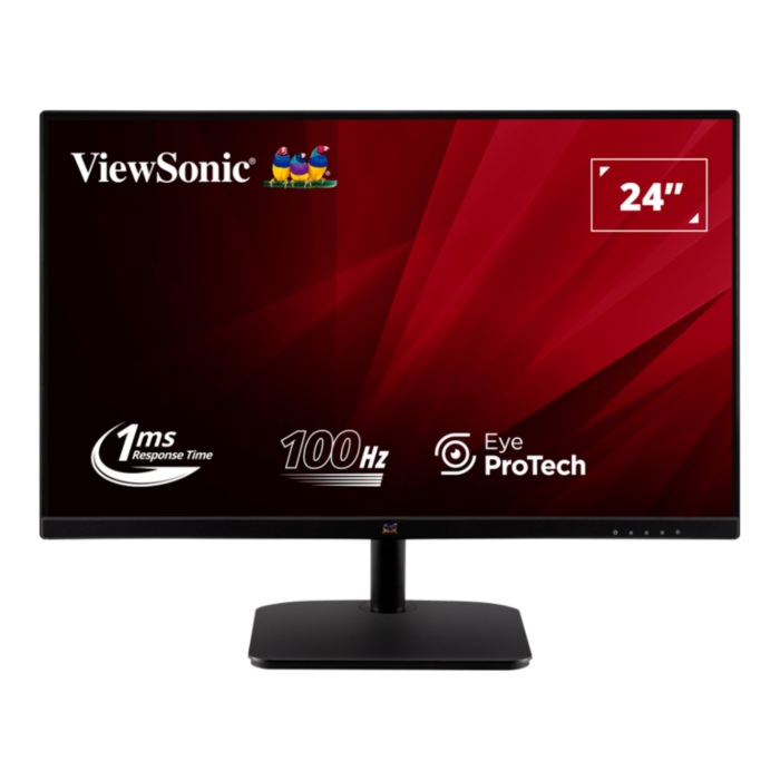 ViewSonic VA2432-H-2 24-Inch Full HD 1080p 100 Hz IPS Panel Monitor (Black, 1 Year Local Warranty, NEW)