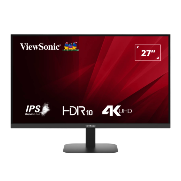 ViewSonic VA2708-4K-MHD 27-Inch 4K UHD 2160p 60 Hz IPS Panel Monitor (Black, 1 Year Local Warranty, NEW)