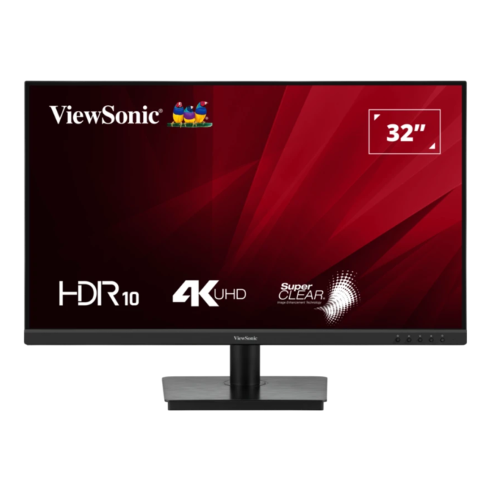 ViewSonic VA3208-4K-MHD 32-Inch UHD 2160p 60 Hz VA Panel Borderless Monitor (Black, 1 Year Local Warranty, NEW)