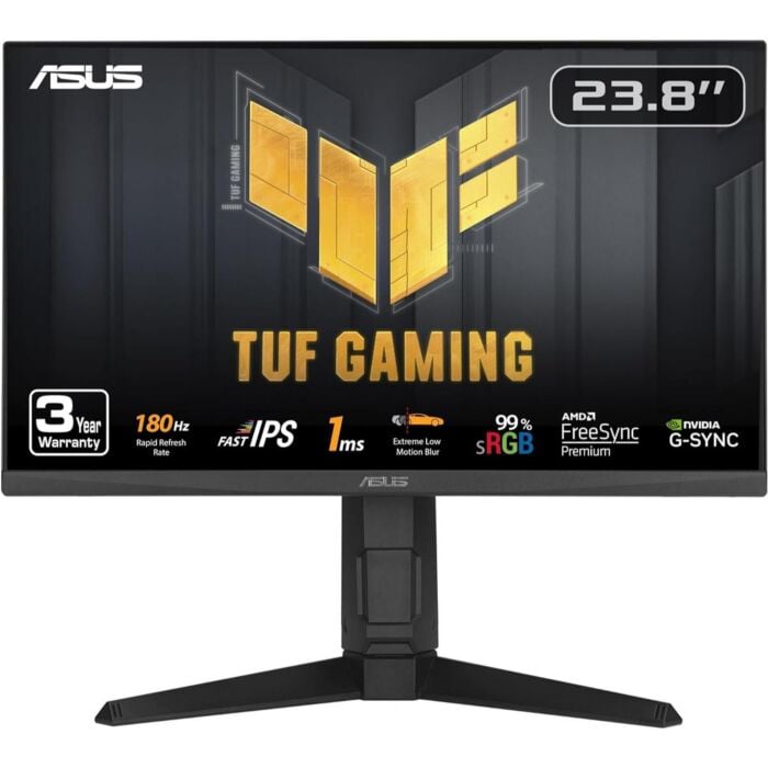Asus Tuf VG249QL3A 24-Inch Full HD 1080p 180Hz IPS Gaming Monitor (Black) 