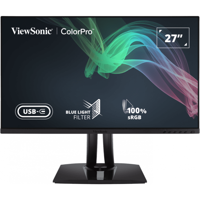 ViewSonic VP2756-4K Ultra HD 4K 27 Inch Frameless Ergonomic LED Monitor