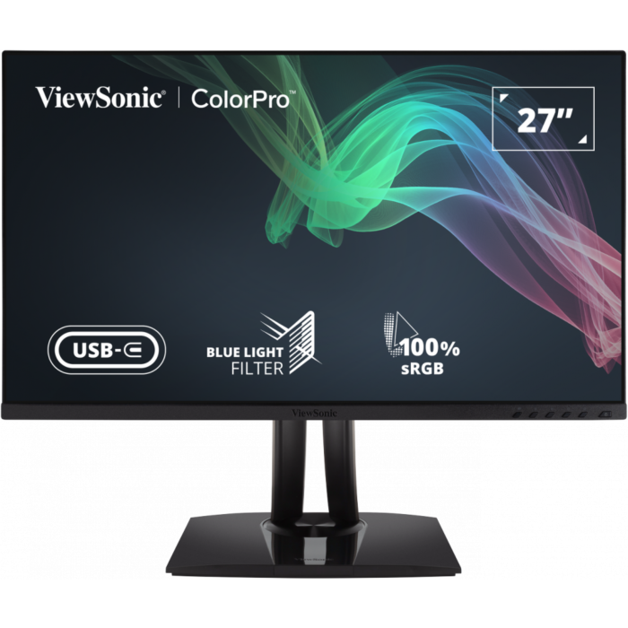 ViewSonic VP2756 27-Inch UHD 2160p 60Hz Borderless IPS Monitor (Black)
