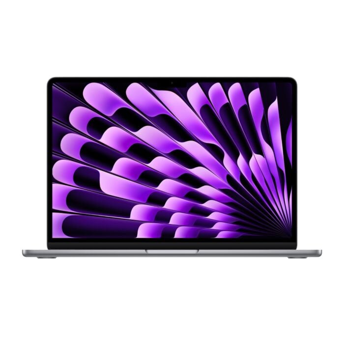 Apple MacBook Air 13" MRXV3 - Apple M3 Chip 8-Core CPU 8-Core GPU 8GB 256GB SSD 13.6" Liquid Retina IPS LED Display with True Tone Backlit Magic Keyboard & Touch ID (Midnight, 2024)