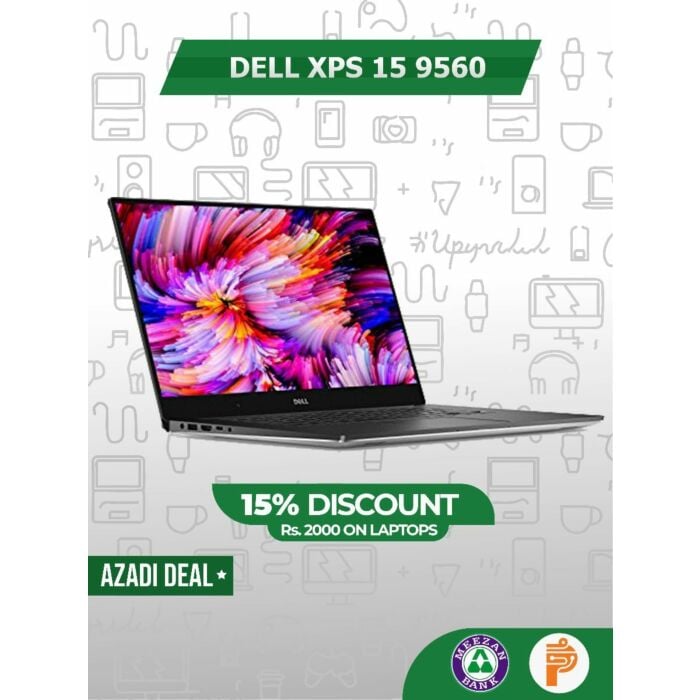Dell XPS 15 9560 - 7th Gen Ci7 QuadCore 08GB to 32GB DDR4 256GB to 1TB SSD 4GB NVIDIA GTX1050M 15.6" 4K Ultra HD Touchscreen Backlit Keyboard (Open Box, Customize Menu Inside)