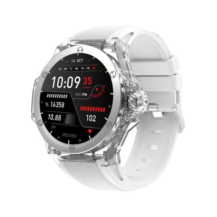 YOLO AP Smartwatch 1.46-Inch HD Bright Display Bluetooth Calling IP67 Water Resistant (Silver)