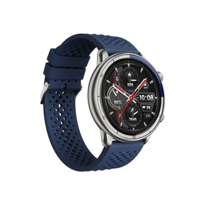 YOLO Grace Ai Smartwatch 1.43-Inch AMOLED Display, Bluetooth Calling, IP68 Water Resistant (Blue, NEW)