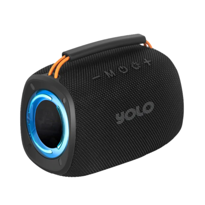 YOLO Groove RGB Wireless Bluetooth Speaker (Black, NEW)
