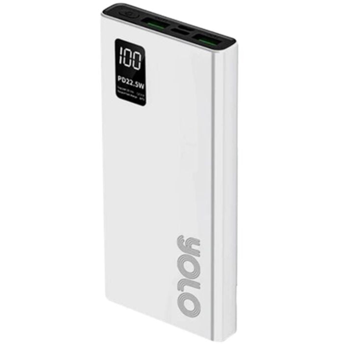 Yolo Insta 10 (10,000 mAh) With Smart Chip Technology Power Bank (White)