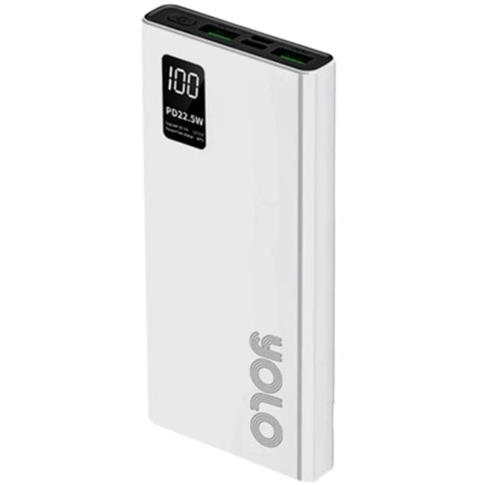 Yolo Insta 20 20,000 mAh With Smart Chip Technology Power Bank (White)