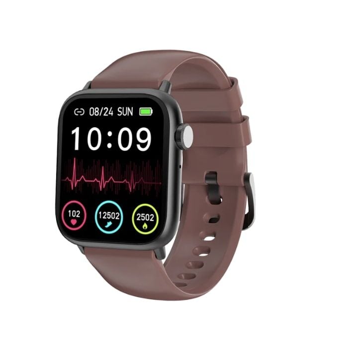 Yolo Watch Pro Max Bluetooth Water Resist HD Bright Display Sports Smart Watch (Brown) 