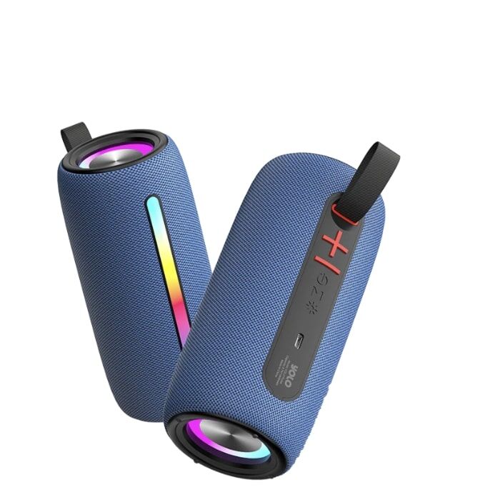 YOLO Pulse Portable Bluetooth Speaker (Blue)